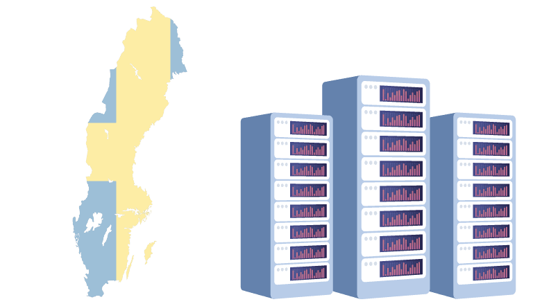 Виділений сервер у Швеції