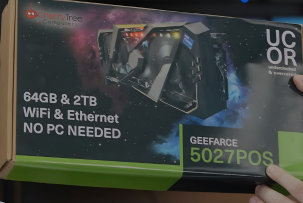 GeeFarce RTX 5027 має вбудований ПК и його можна додати до великого ПК